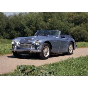 1965 Austin Healey 3000 Mk III convertible 29 litre straight 6 cylinder OHV 2-door 4-seater Country of origin United Kingdom Poster Print   